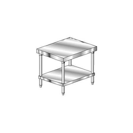 Aero Aero Manufacturing Mixer Stand W/ Galv Undershelf, 14 Ga 304 Stainless Steel Top, 36"Wx30"D 2MGU-3036
